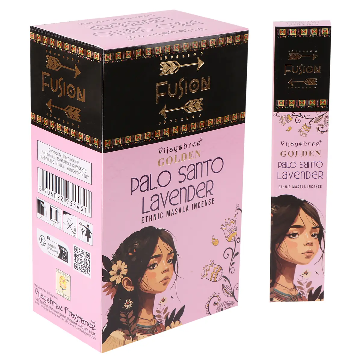 Golden Palo Santo och Lavendel rökelsepinnar 15 g - produktbild 6