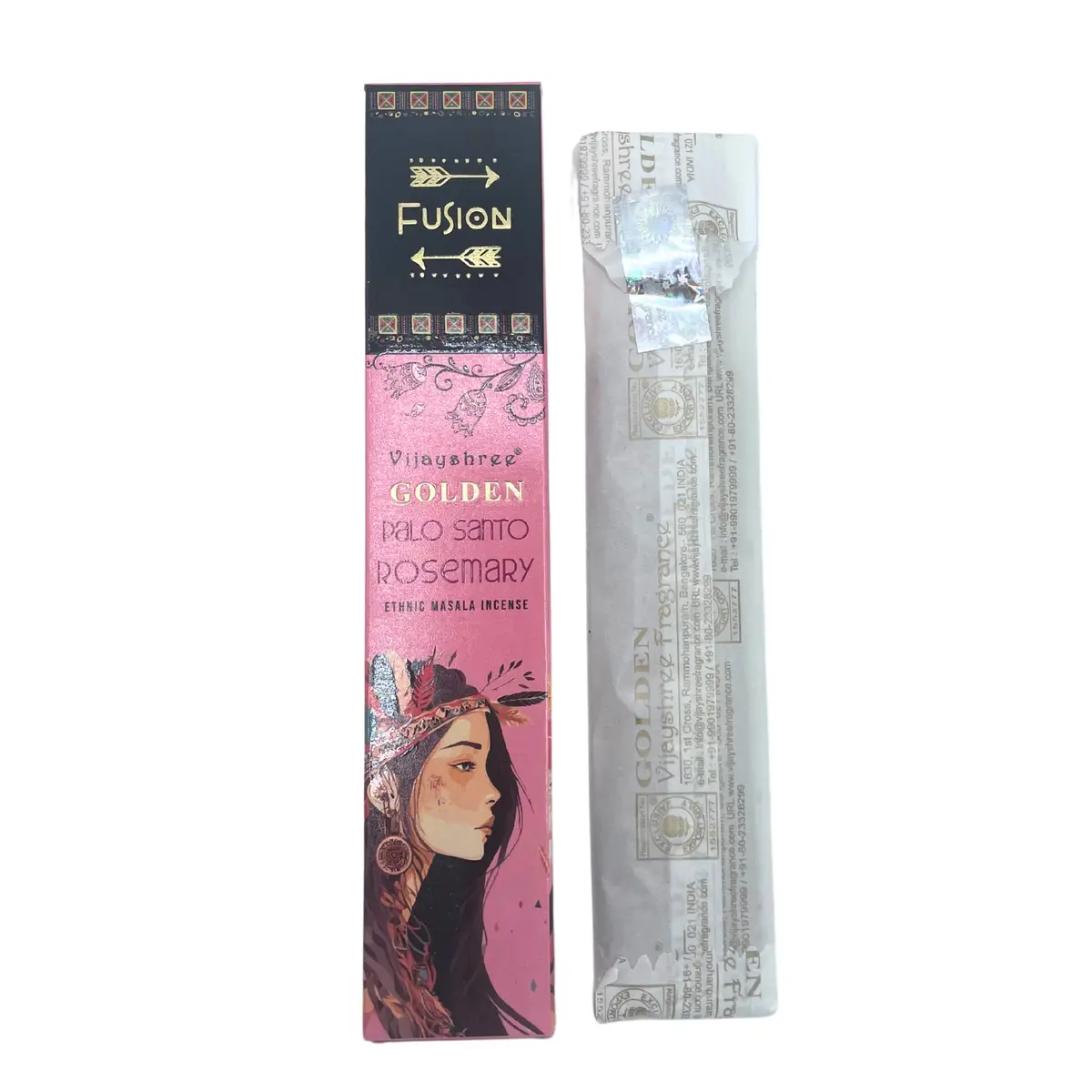 Golden Palo Santo och Rosmarin rökelsepinnar 15 g - produktbild 3