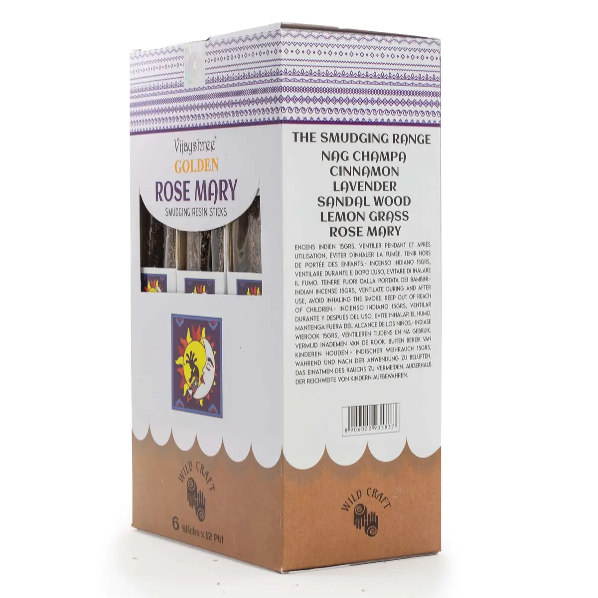 Golden Rose Mary rökelsestickor av hartz för rening 30g - produktbild 8