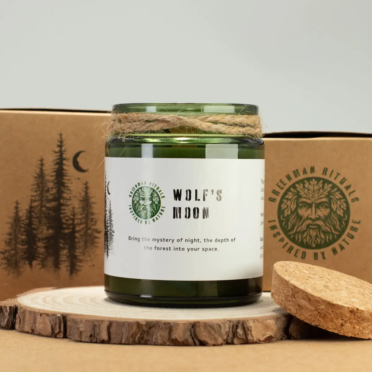 Greenman Rituals Woodwick Sojljus Wolf's Moon - produktbild 5