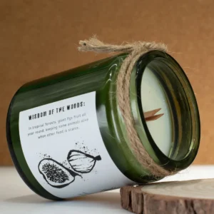 Greenman Woodwick Sojljus med doft av fikon och svarta vinbär - produktbild 4