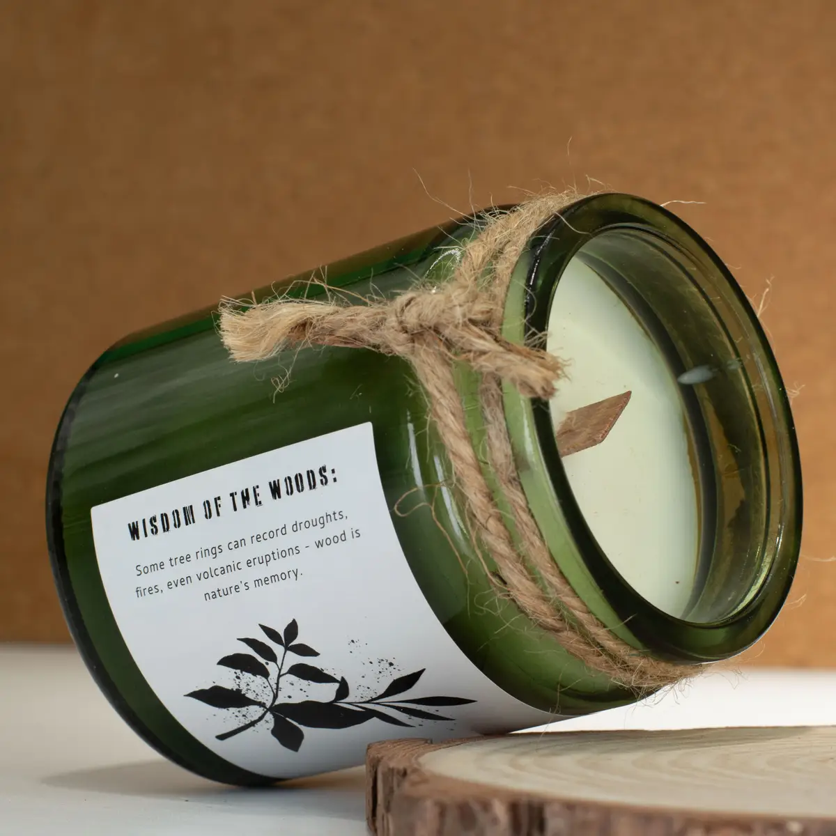 Greenman Woodwick Sojljus med doft av salvia och mynta - produktbild 4