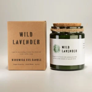 Greenman Woodwick Sojljus med vild lavendeldoft - produktbild 4