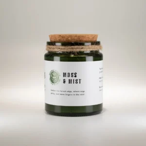 Greenman Woodwick Sojljus Moss & Mist med träveke - produktbild 3