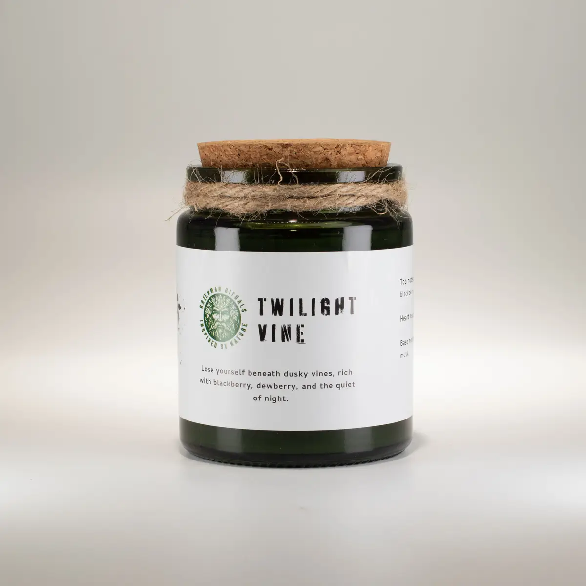 Greenman Woodwick Sojljus - Twilight Vine doftljus - produktbild 3