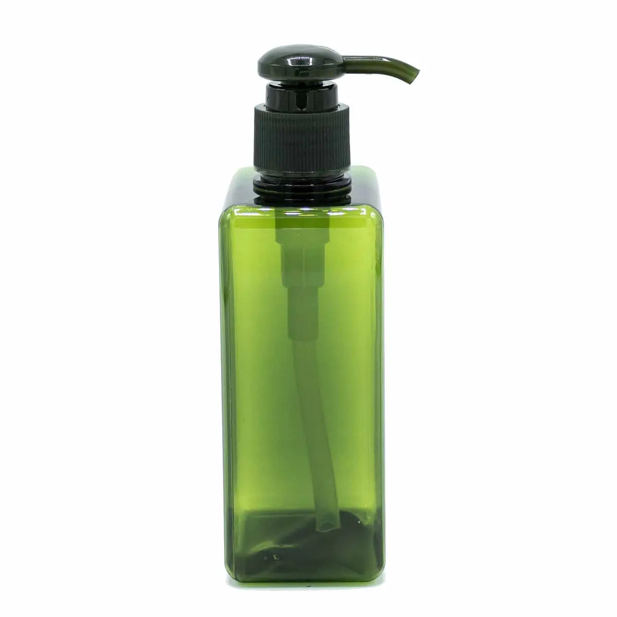 Grön återanvändbar dispenserflaska med pump 280 ml - produktbild 3