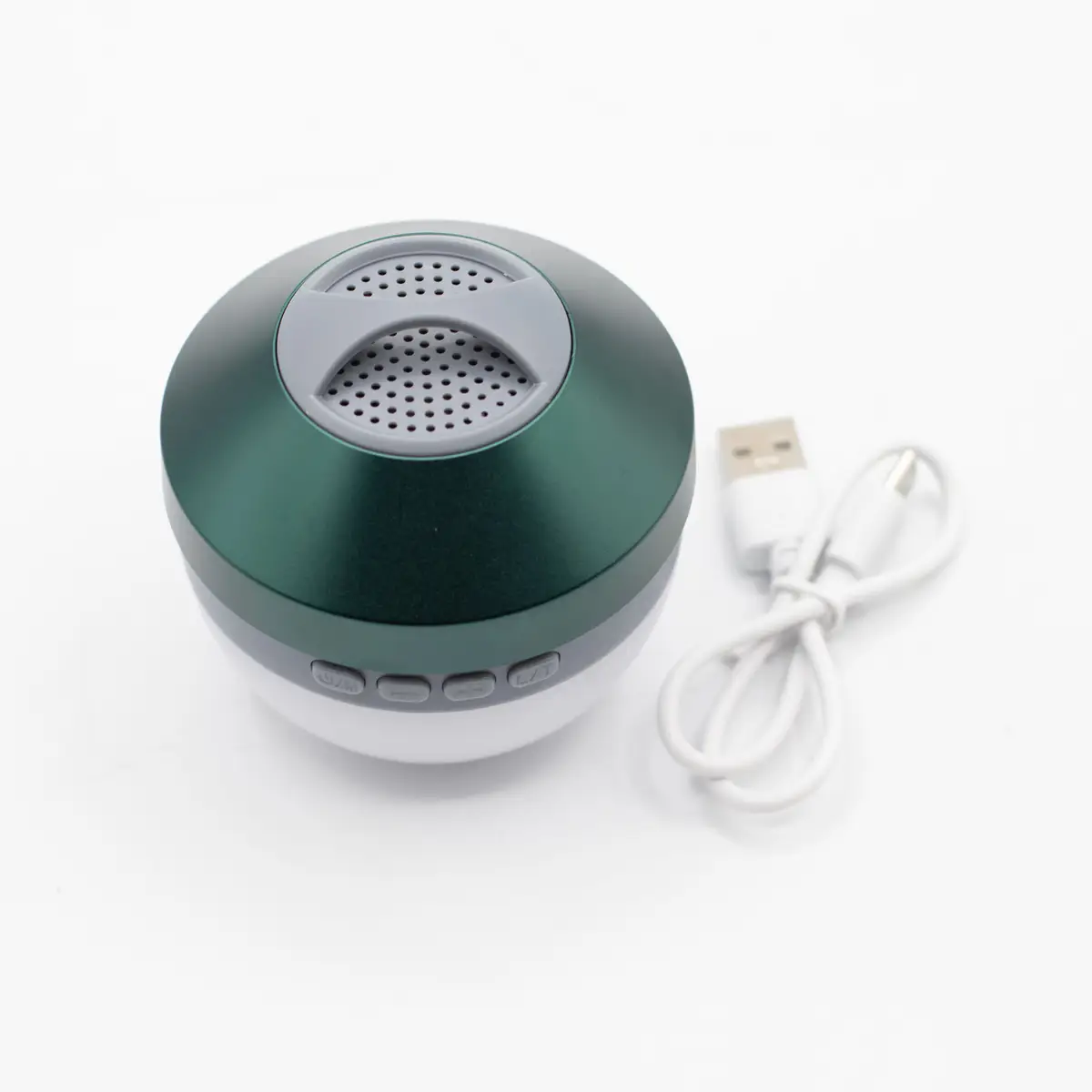 Grön campinglampa med inbyggd Bluetooth-högtalare - produktbild 4