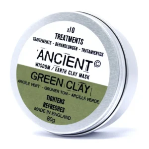 Grön lermask för ansiktet 100 g - produktbild 3