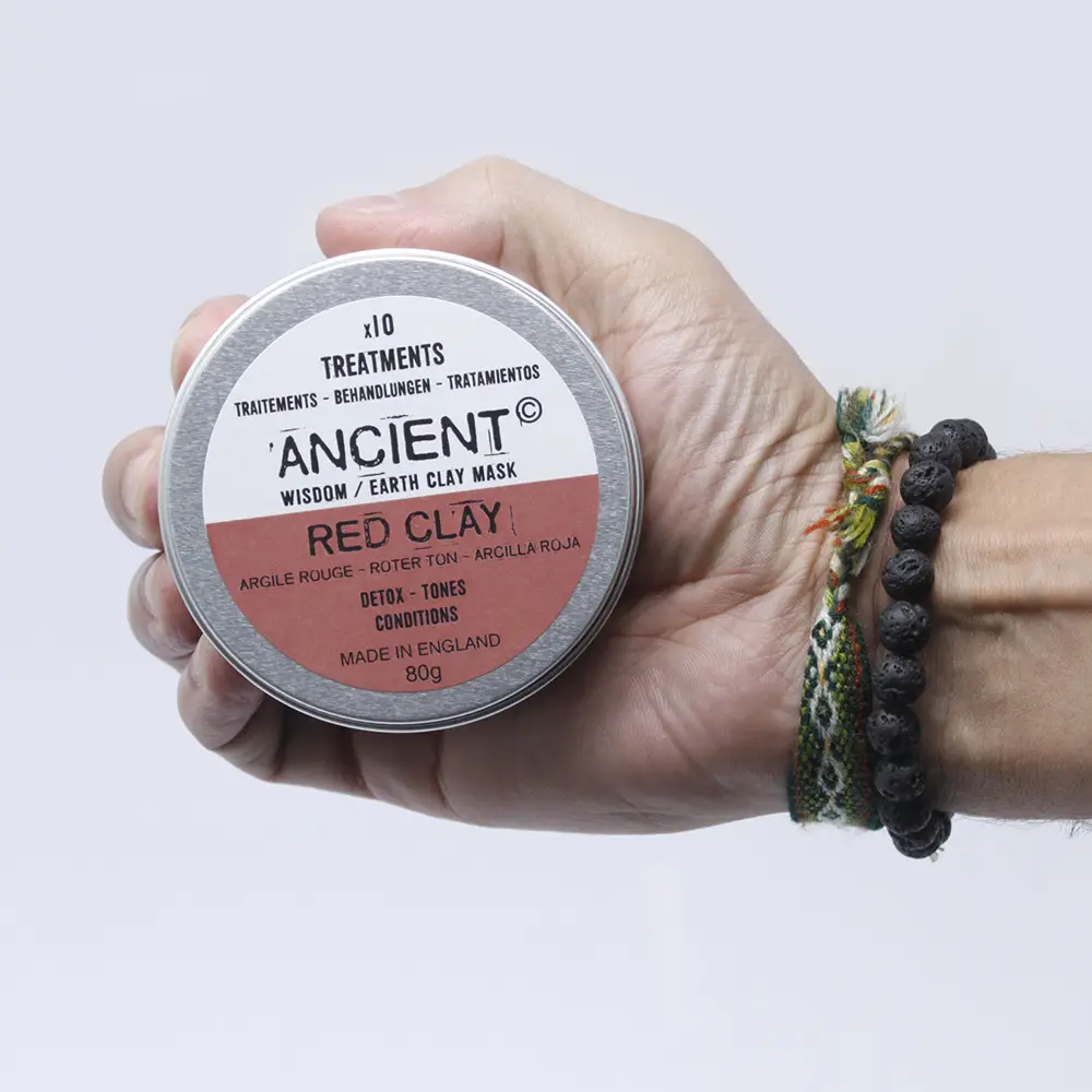 Grön lermask för ansiktet 100 g - produktbild 4