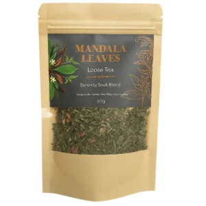 Grönt te med mynta och blomblad 50g - produktbild 4