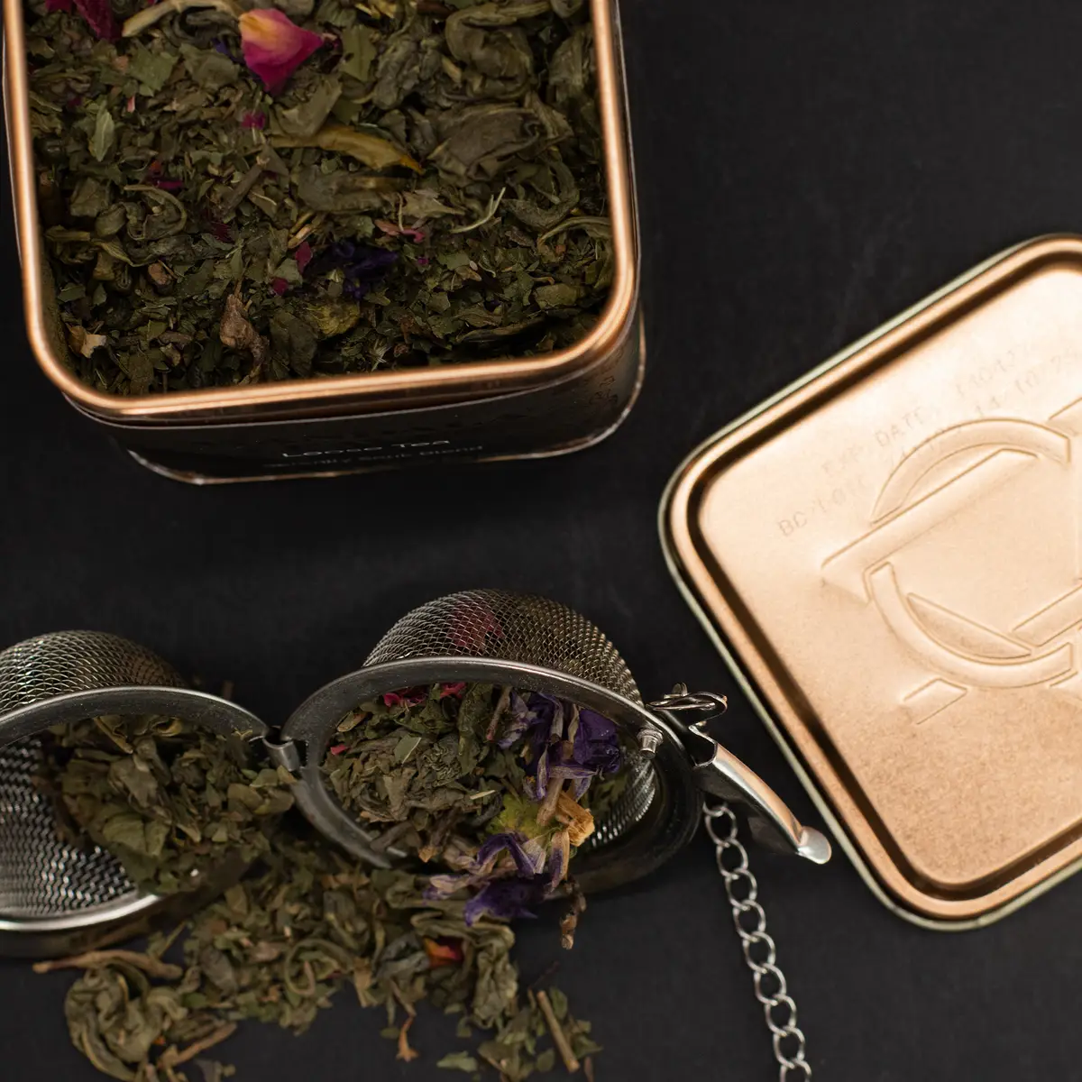 Grönt te Serenity Souk-blandning i burk 50 g - produktbild 7
