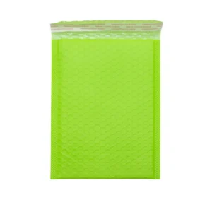 Grönt vadderat bubbelkuvert i polyeten 180x230+40 mm - produktbild 2