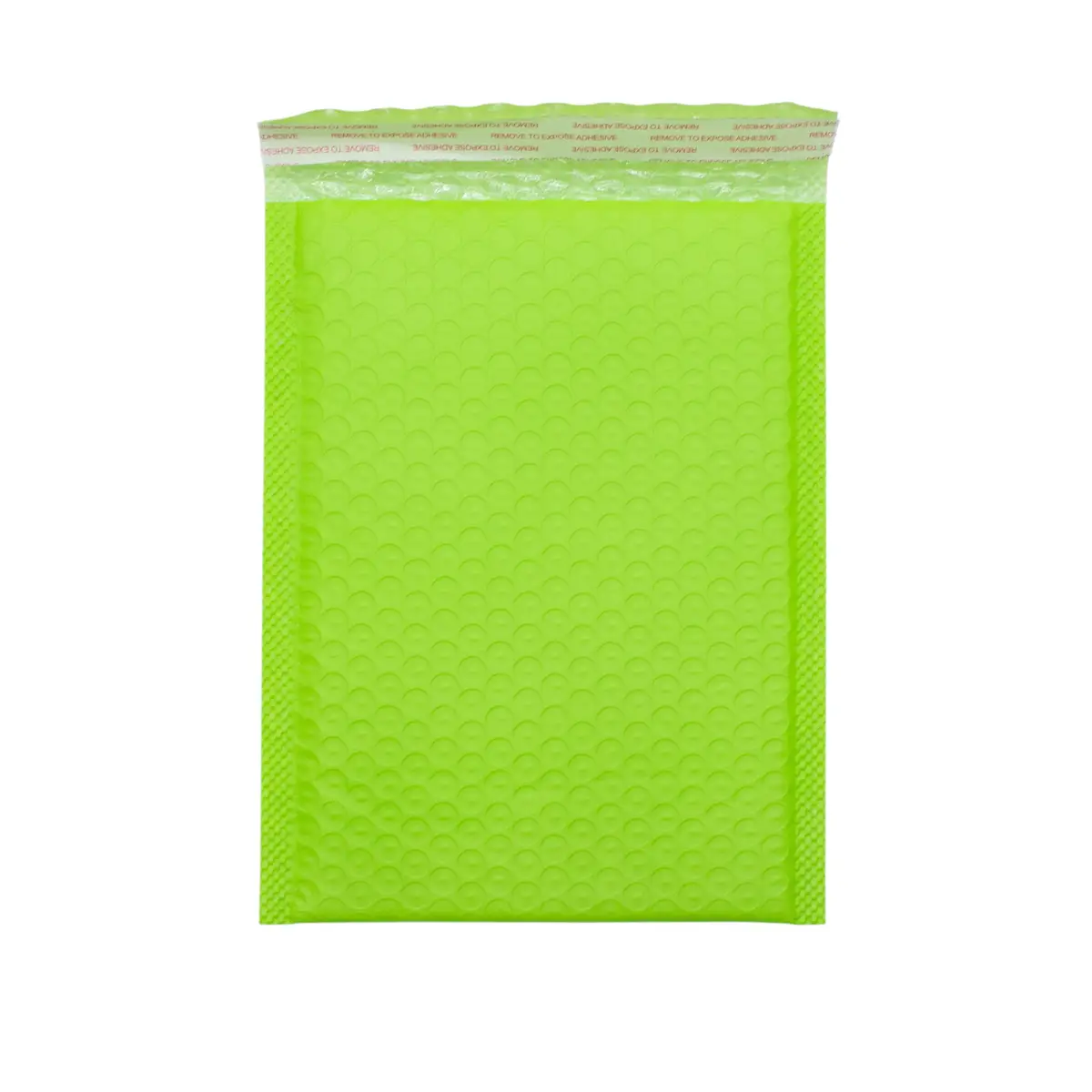 Grönt vadderat bubbelkuvert i polyeten 180x230+40 mm - produktbild 2