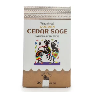 Gyllene ceder-salvia rökelsepinnar av hartz 30 g, 6-pack - produktbild 2