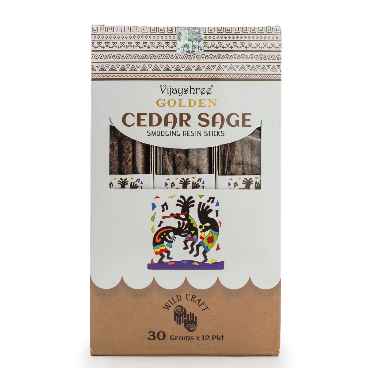 Gyllene ceder-salvia rökelsepinnar av hartz 30 g, 6-pack - produktbild 3