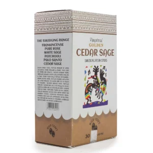 Gyllene ceder-salvia rökelsepinnar av hartz 30 g, 6-pack - produktbild 5