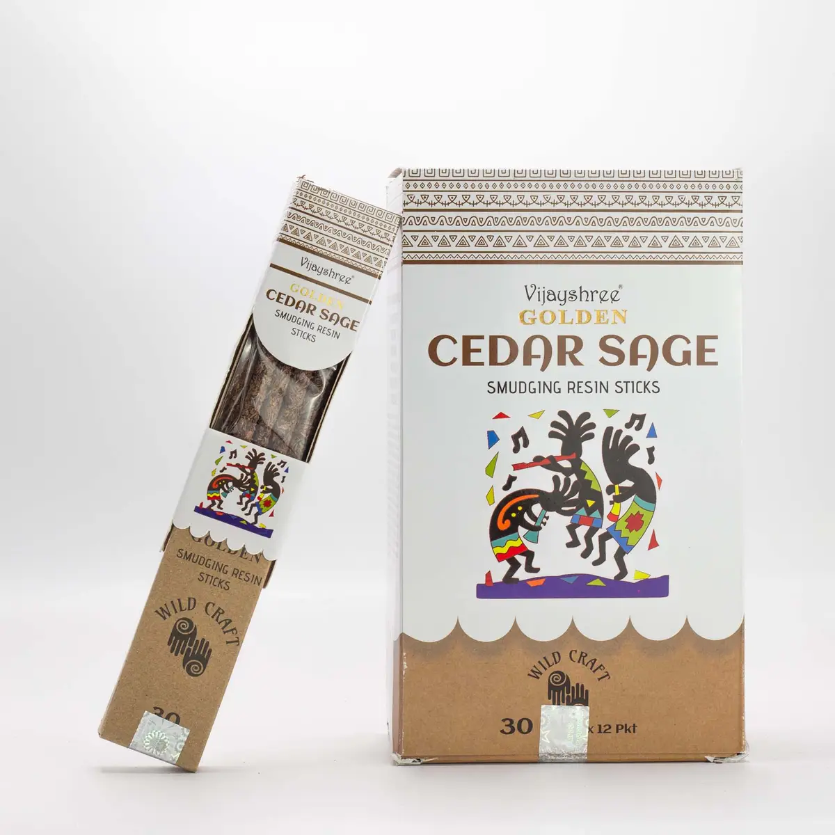 Gyllene ceder-salvia rökelsepinnar av hartz 30 g, 6-pack - produktbild 6