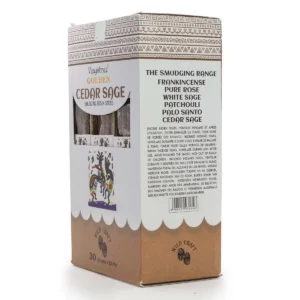 Gyllene ceder-salvia rökelsepinnar av hartz 30 g, 6-pack - produktbild 7