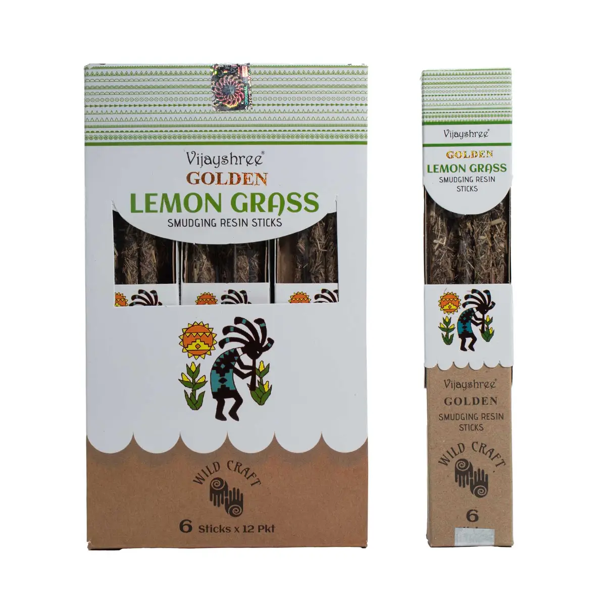 Gyllene Lemongrass Rökelsepinnar av Hartz 30g - produktbild 2