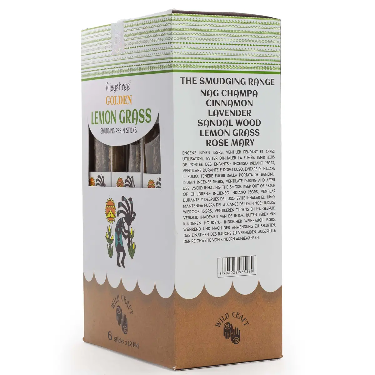 Gyllene Lemongrass Rökelsepinnar av Hartz 30g - produktbild 5