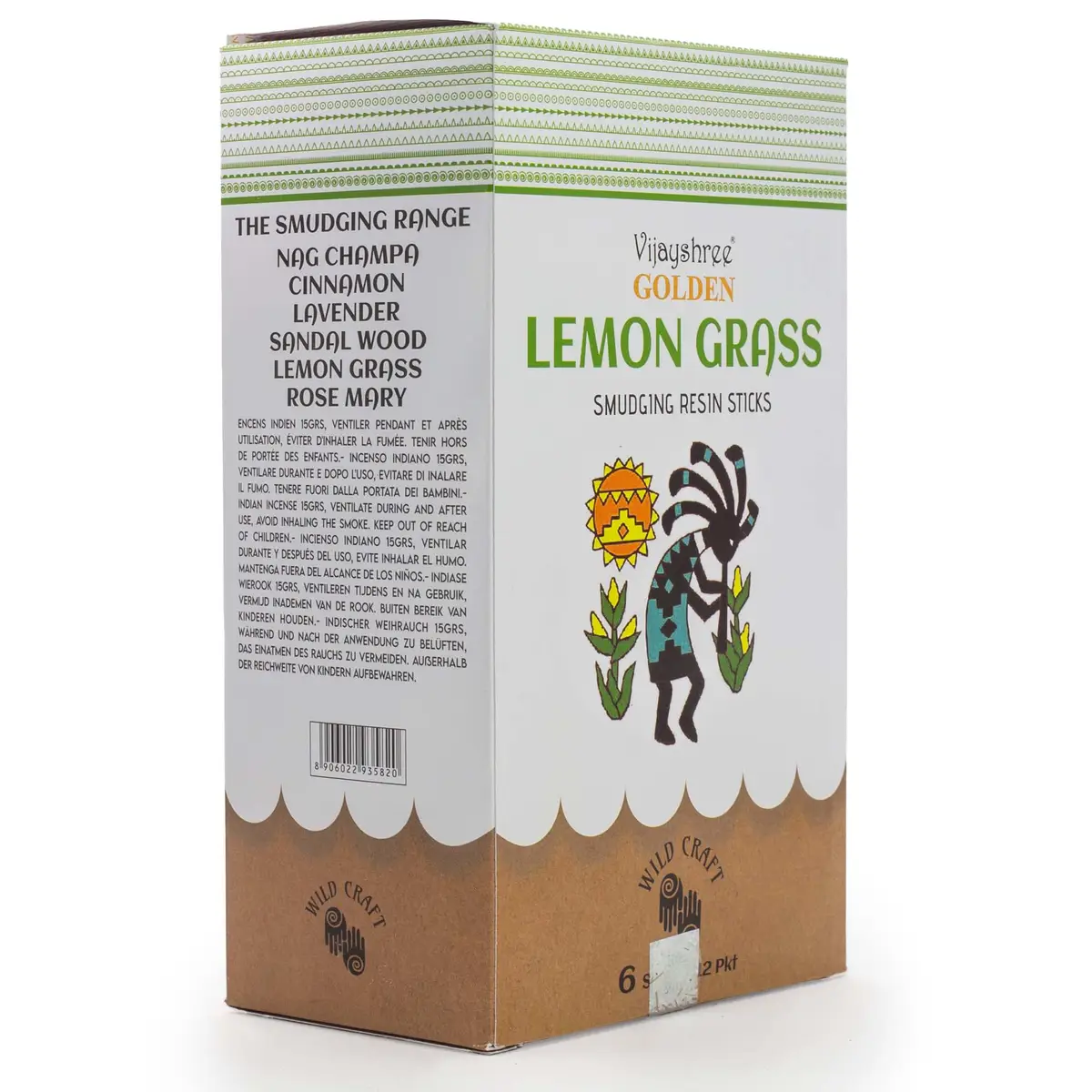 Gyllene Lemongrass Rökelsepinnar av Hartz 30g - produktbild 6