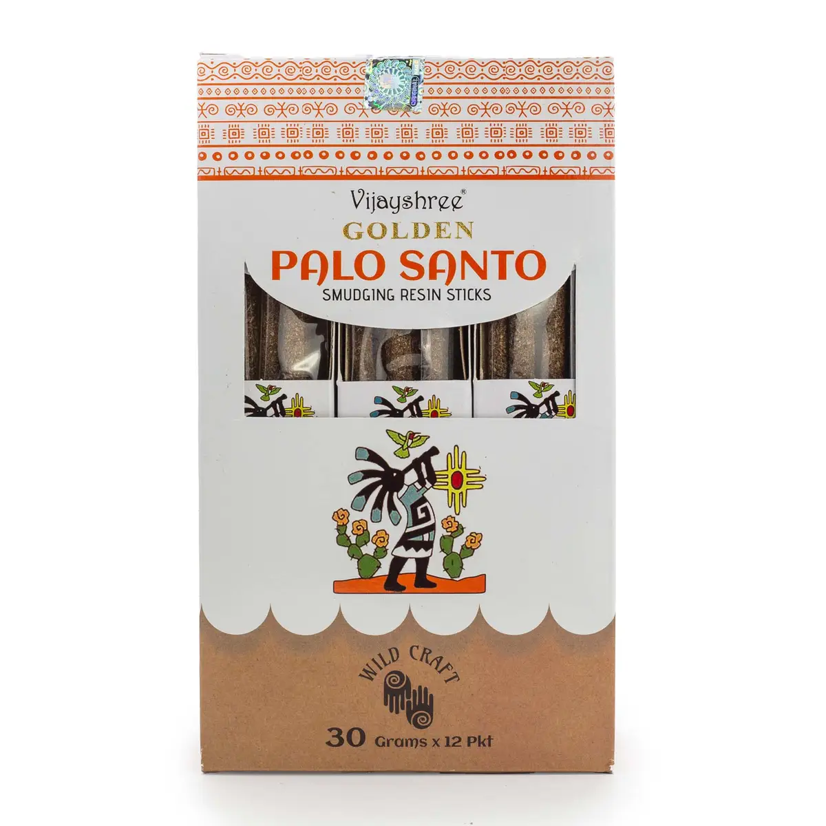 Gyllene Palo Santo-rökelsepinnar av hartz 30 g, 6-pack - produktbild 3