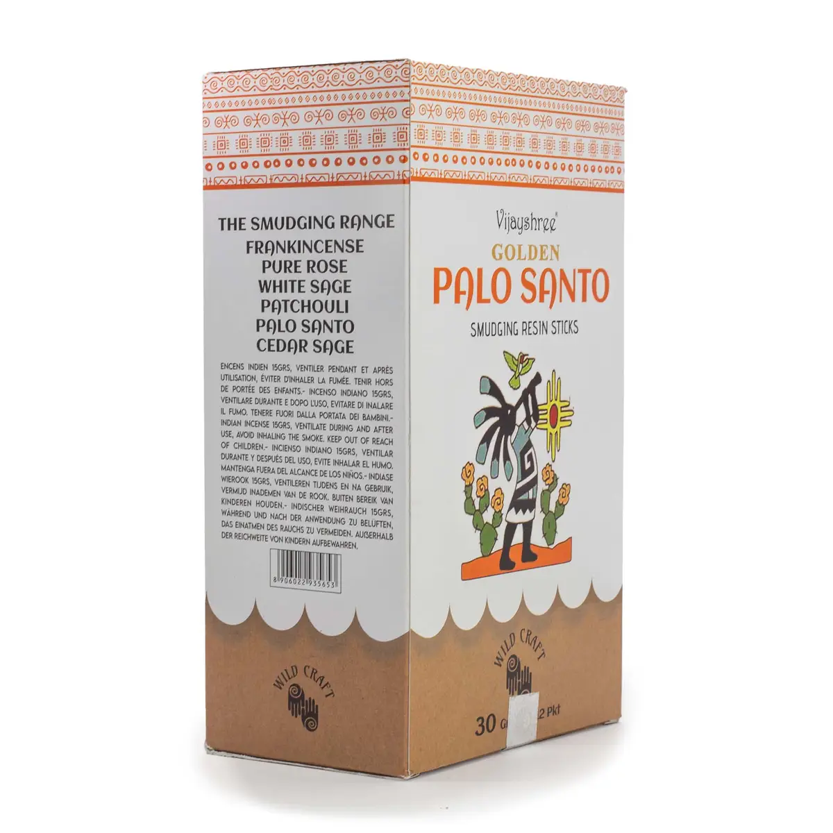 Gyllene Palo Santo-rökelsepinnar av hartz 30 g, 6-pack - produktbild 5