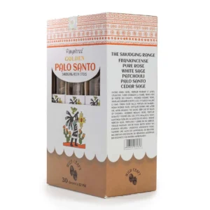 Gyllene Palo Santo-rökelsepinnar av hartz 30 g, 6-pack - produktbild 7