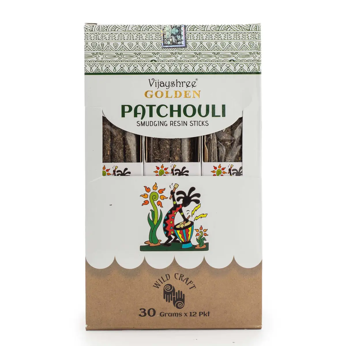 Gyllene Patchouli Rökelsepinnar av Hartz 30 g, 6-pack - produktbild 2