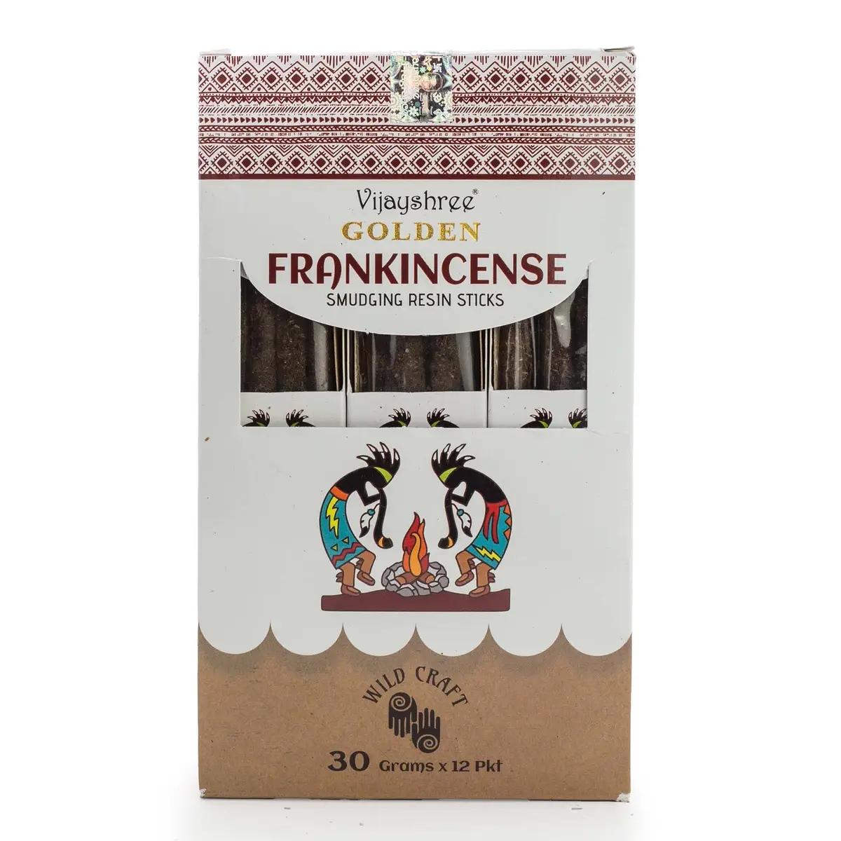 Gyllene rökelsepinnar av harts för rening 30 g, 6-pack - produktbild 3
