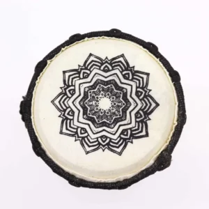 Handgjord djembe-trumma med bred topp 15 cm - produktbild 2