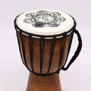 Handgjord djembe-trumma med bred topp 30 cm - produktbild 4