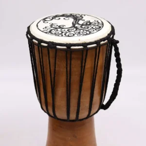 Handgjord djembe-trumma med brett huvud 40 cm - produktbild 4