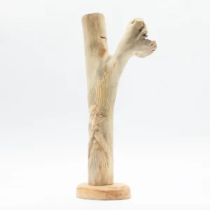 Handgjord träskulptur med Greenman-motiv - produktbild 5