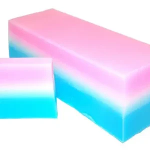 Handgjord tvål med doft av baby puder 100 g - produktbild 2