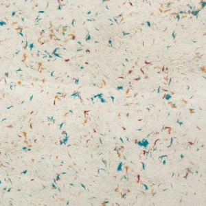 Handgjort Lokta-papper med blandade blommor och bomull 51x76 cm - produktbild 6
