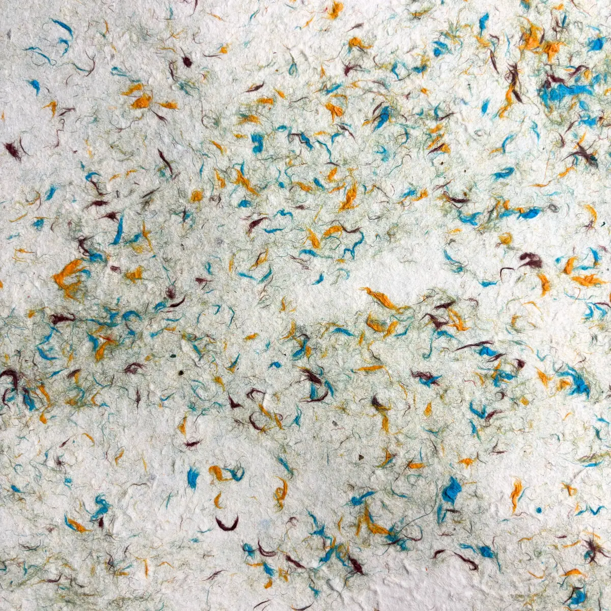 Handgjort Lokta-papper med gröna bomullsfibrer 51x76 cm - produktbild 3