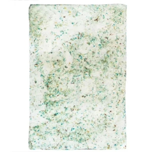 Handgjort Lokta-papper med gröna bomullsfibrer 51x76 cm - produktbild 6