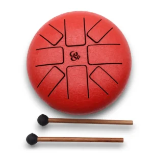 Happy Drum Om röd ståltungetrumma 16 cm - produktbild 2