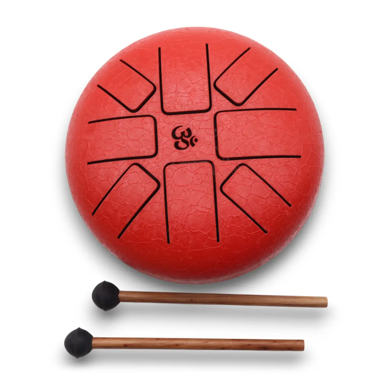 Happy Drum Om röd ståltungetrumma 16 cm - produktbild 2