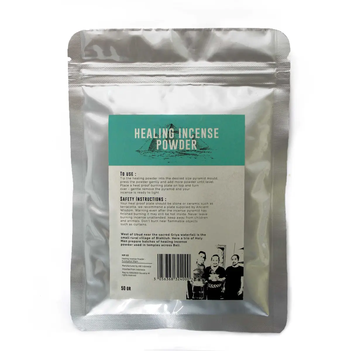 Helande rökelsepulver med eukalyptus 50 g - produktbild 2