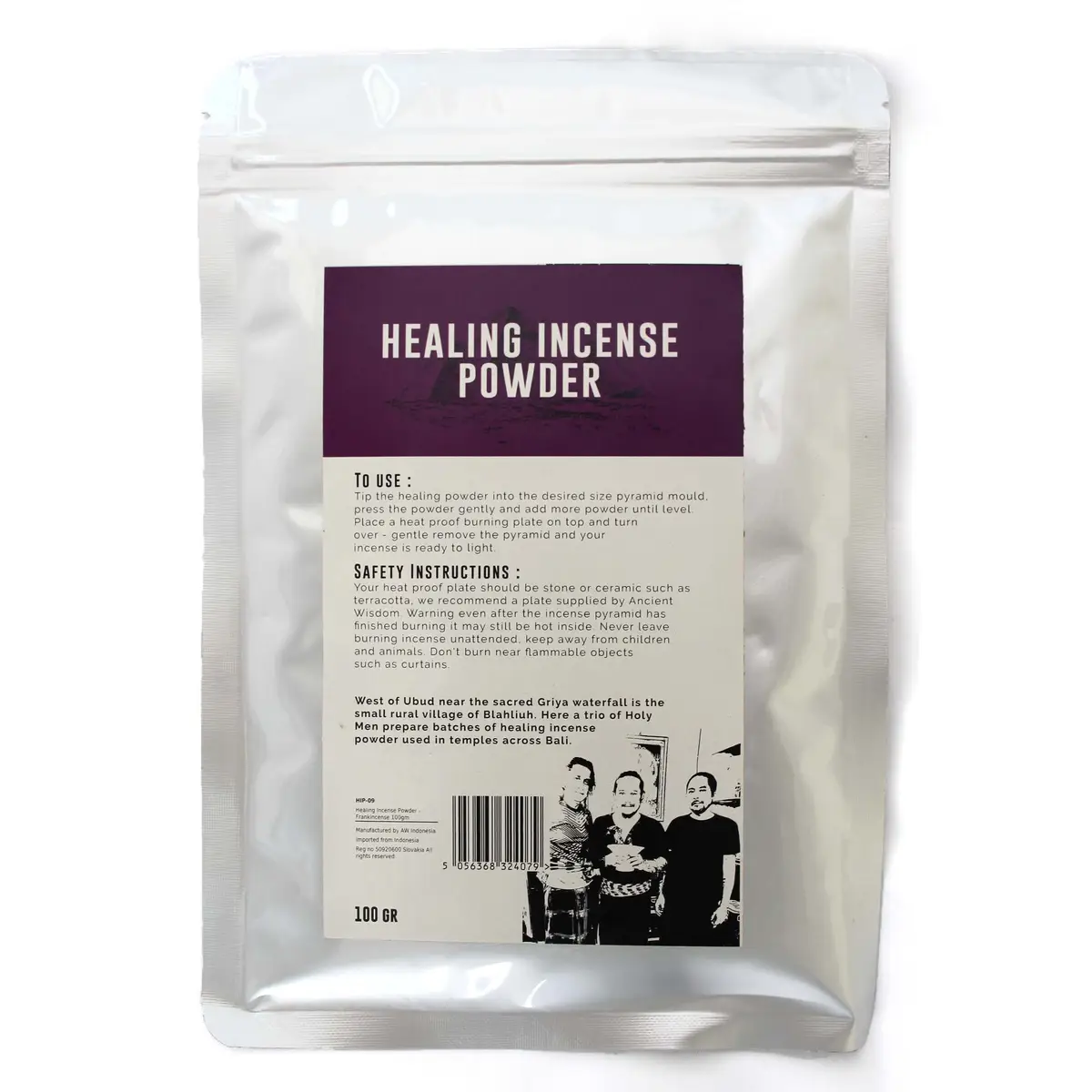 Helande rökelsepulver med frankincense 100 g - produktbild 2