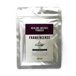 Förpackning med helande rökelsepulver med frankincense 50 gram