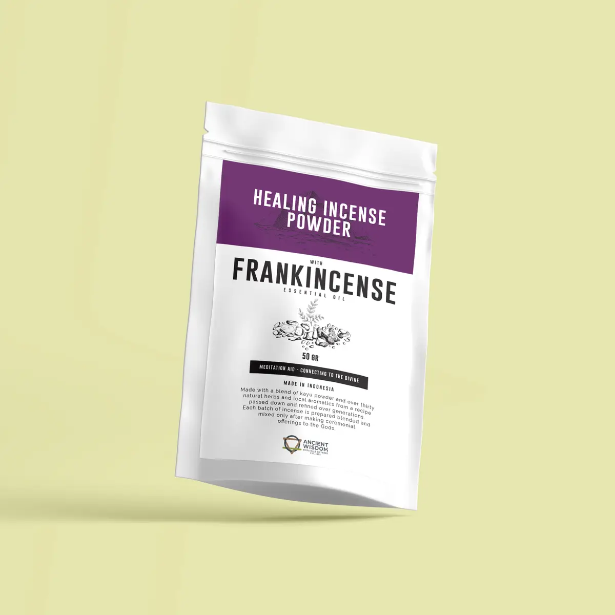 Helande rökelsepulver med frankincense 50 g - produktbild 3