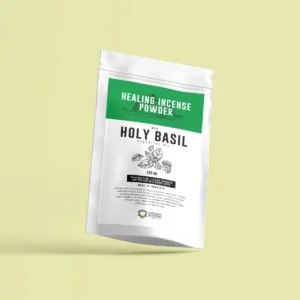 Helande rökelsepulver med helig basilika 100 g - produktbild 3