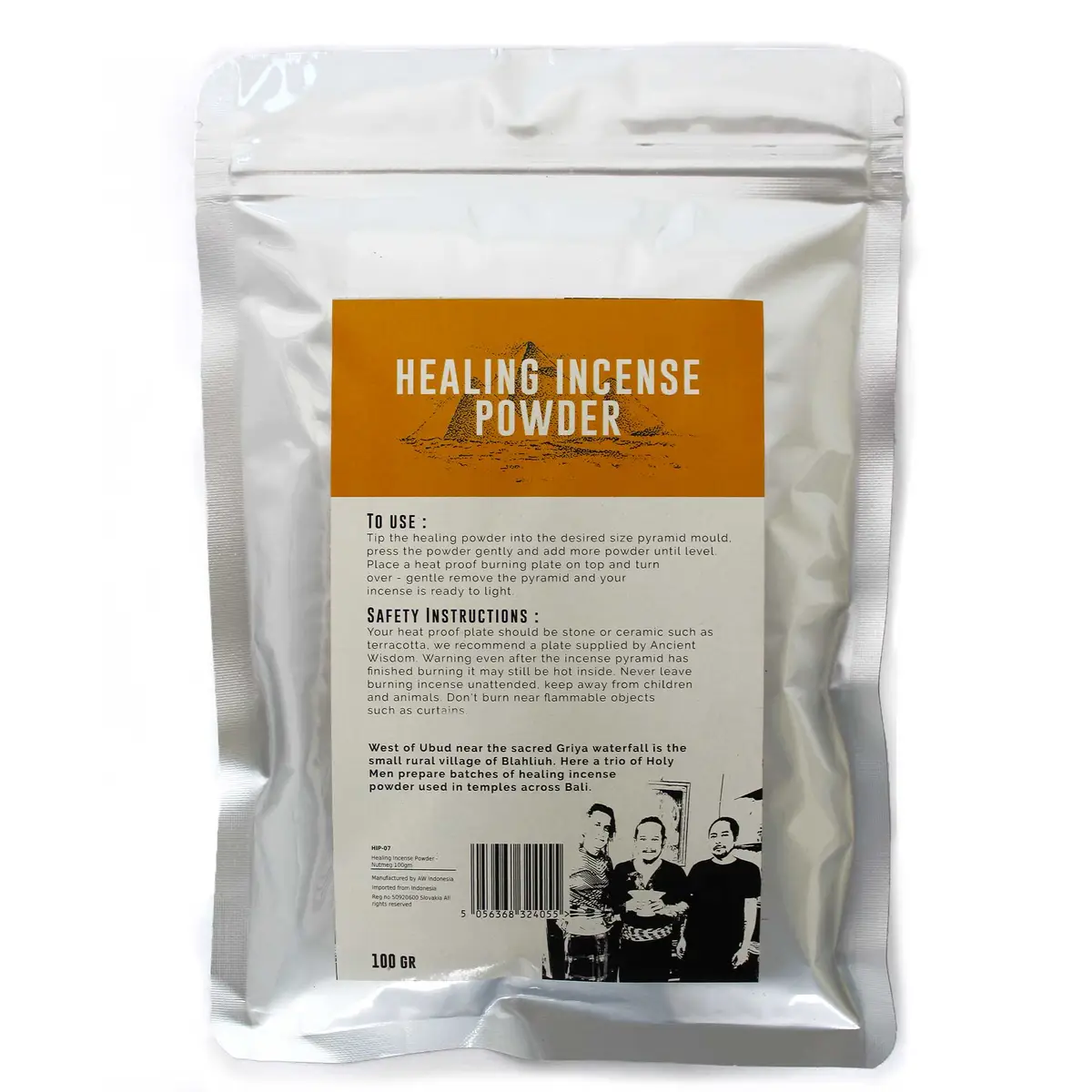 Helande rökelsepulver med muskotnöt 100 g - produktbild 2