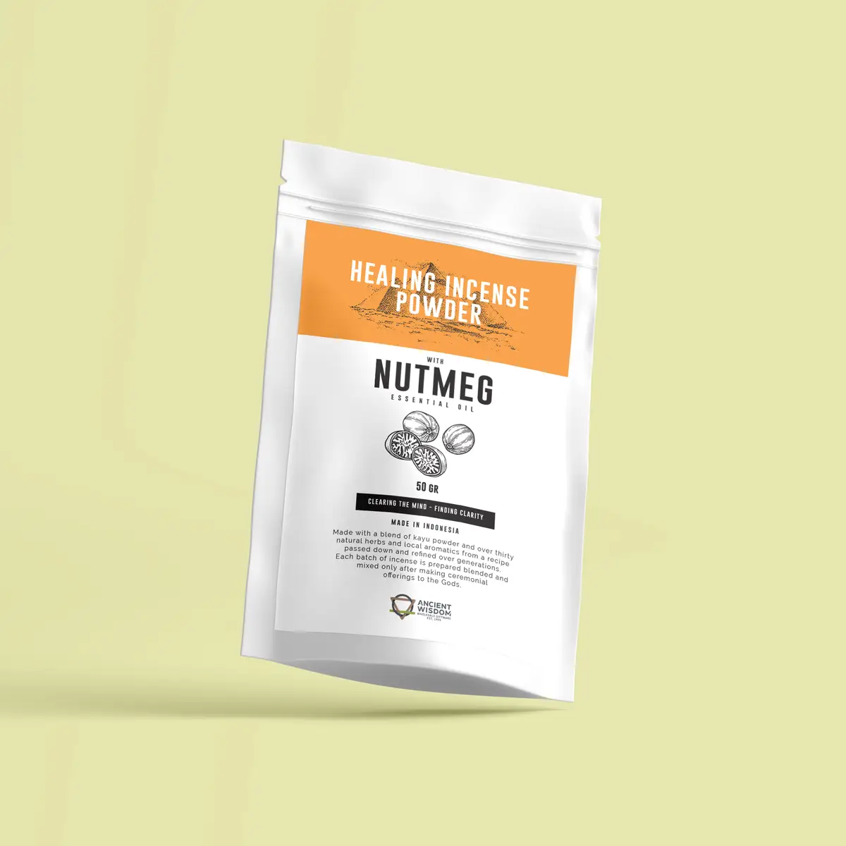 Helande rökelsepulver med muskotnöt 50 g - produktbild 3