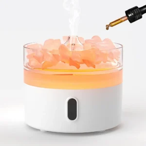 Himalayan Salt Aroma Diffuser med nattlampa och USB-C - produktbild 2