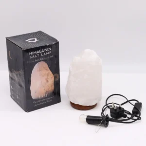 Himalayasaltlampa i kristallblock med fot, ca 3-5 kg - produktbild 3