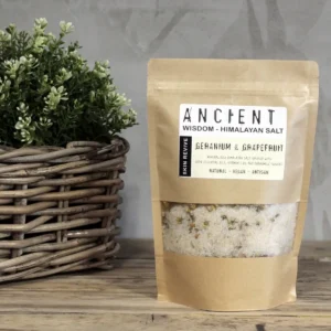 Himalayiskt badsalt med geranium och grapefrukt 500g - produktbild 3